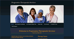 Desktop Screenshot of progressivetherapeuticservices.com