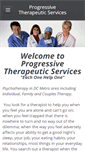 Mobile Screenshot of progressivetherapeuticservices.com